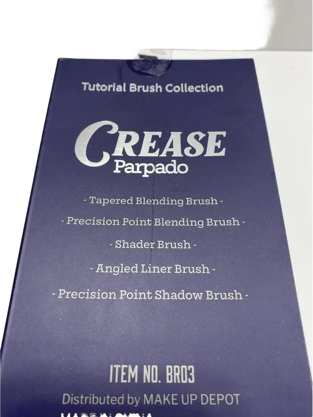 Makeup Depot 5pc Crease Cut Parpado Brush Set with Case